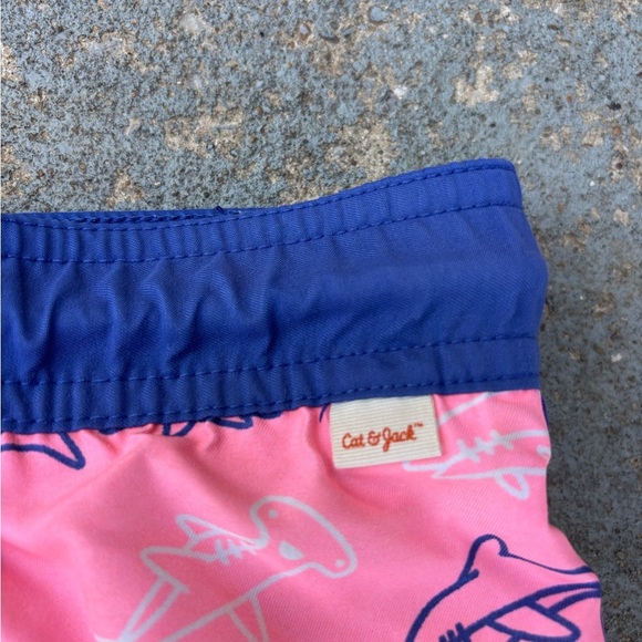 Cat & Jack Blue Swim Shorts - Picture 2 of 4